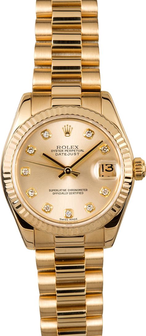 sizing rolex president